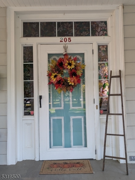 a view of a entryway