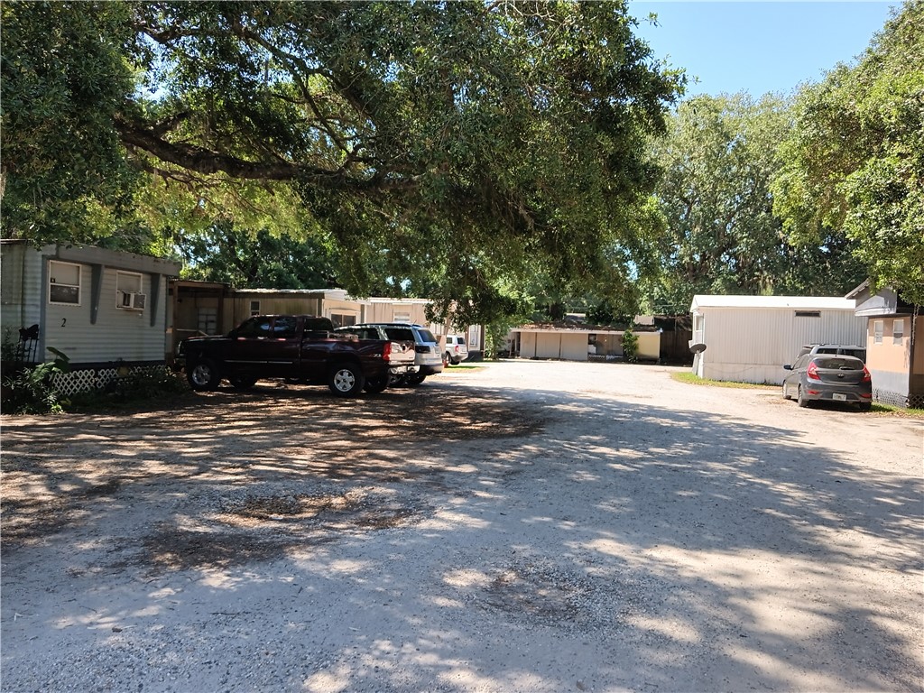 a car parked in front of a house