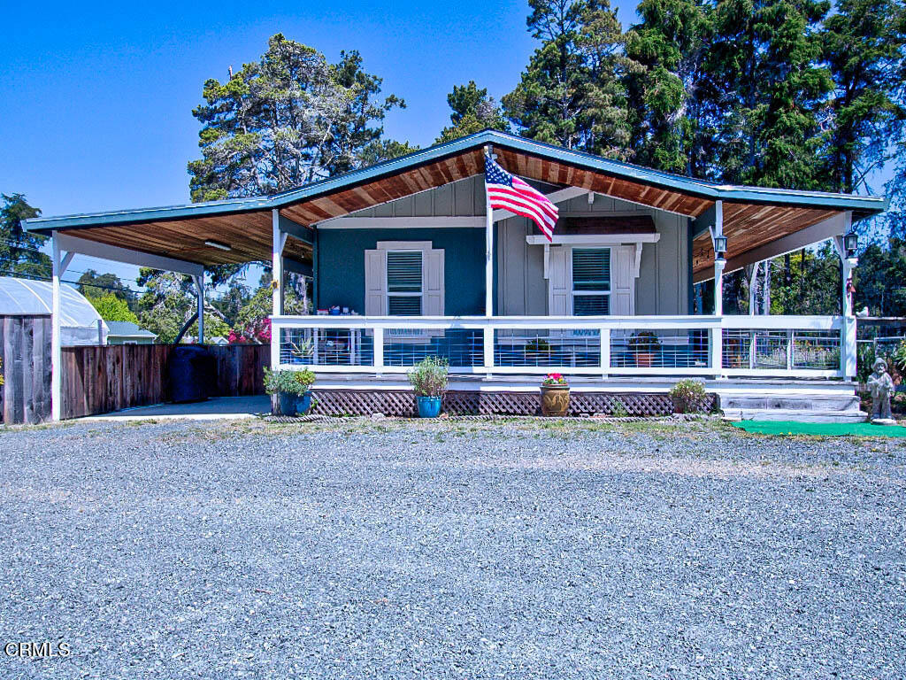 Entry and carport