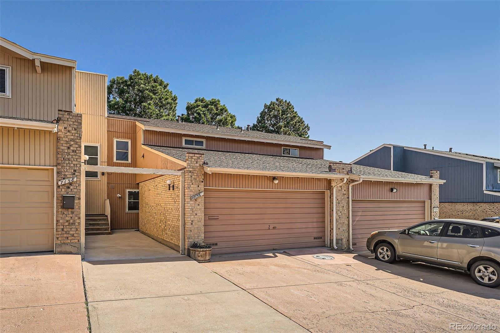 a view of a car garage