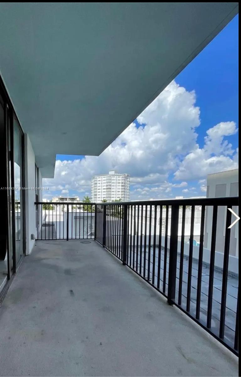 a view of balcony