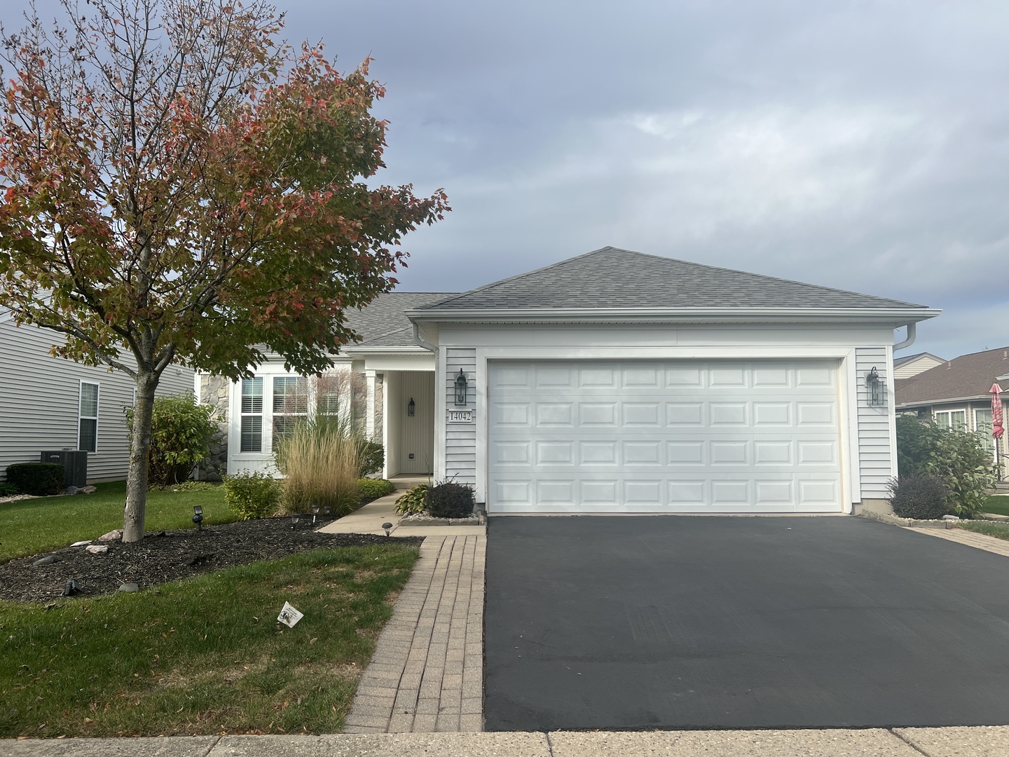 front view of house with a yard