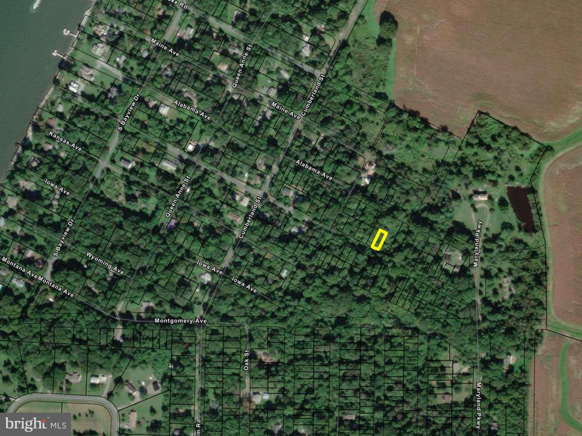 an aerial view of a house with a tree