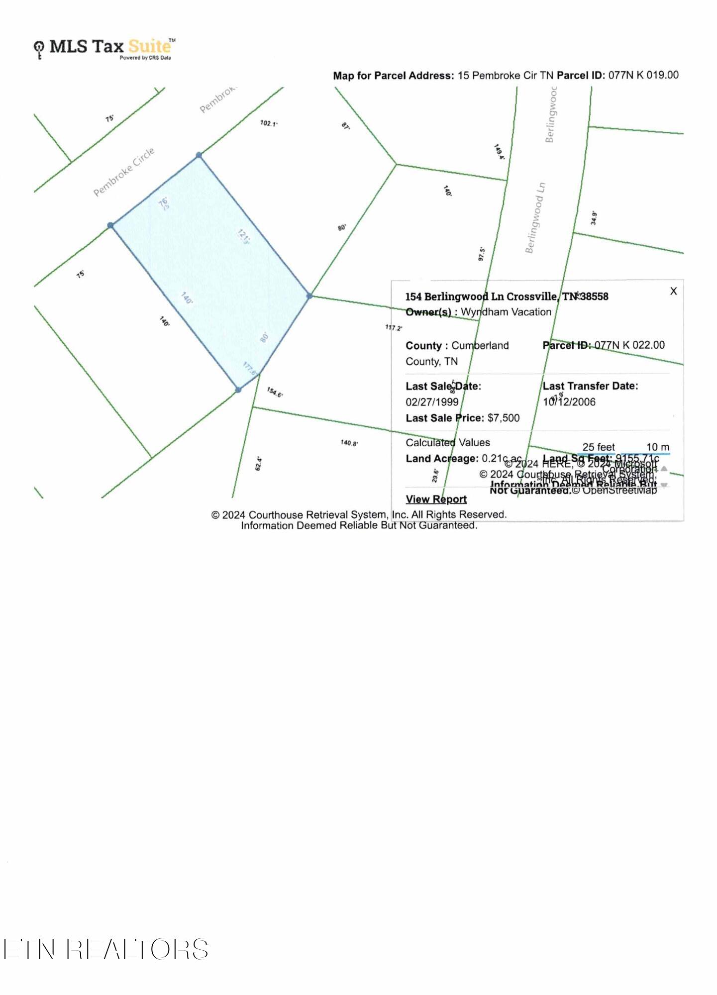 Fairfield Glade Membership Lot