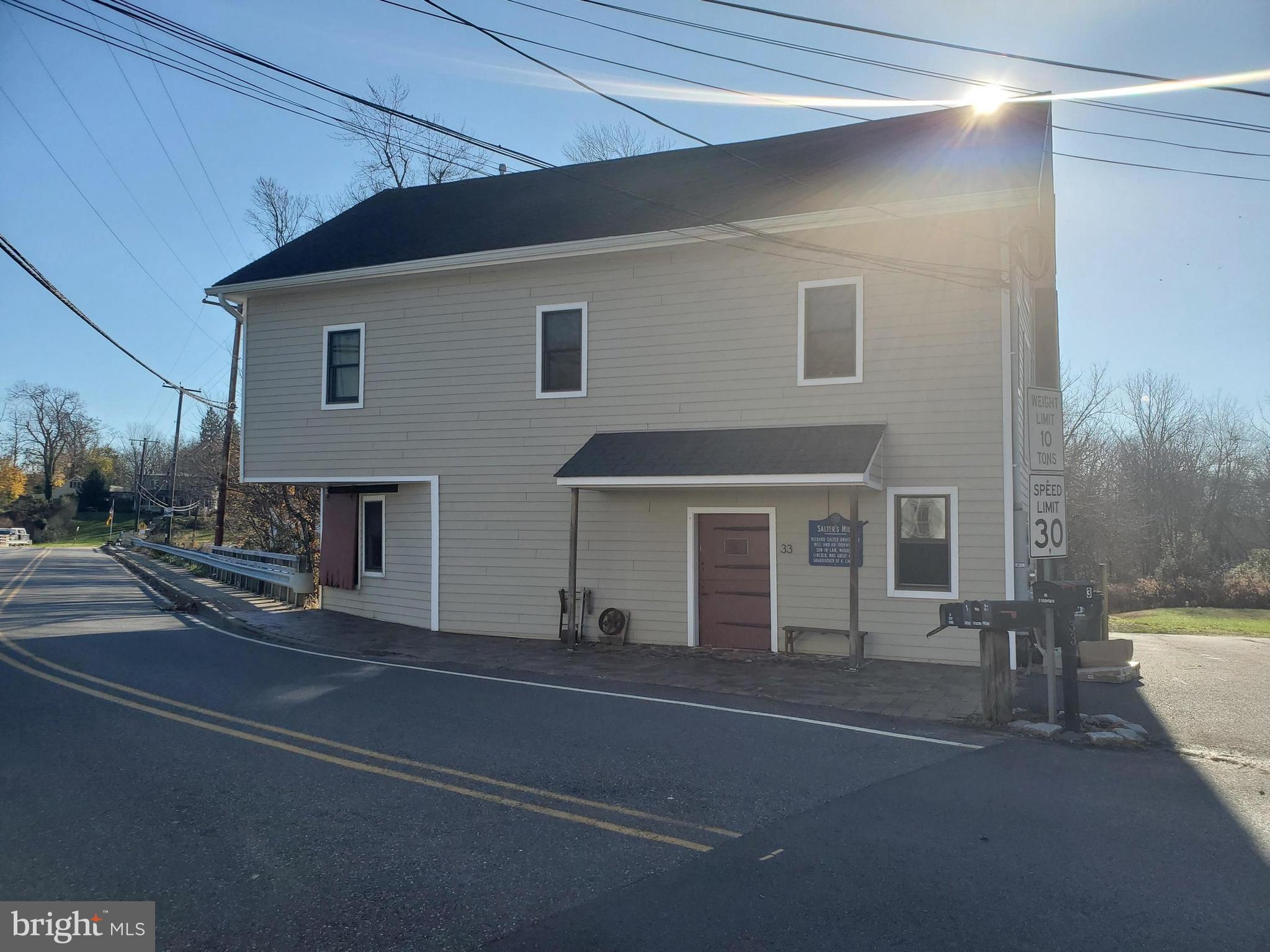 a view of a house with a patio