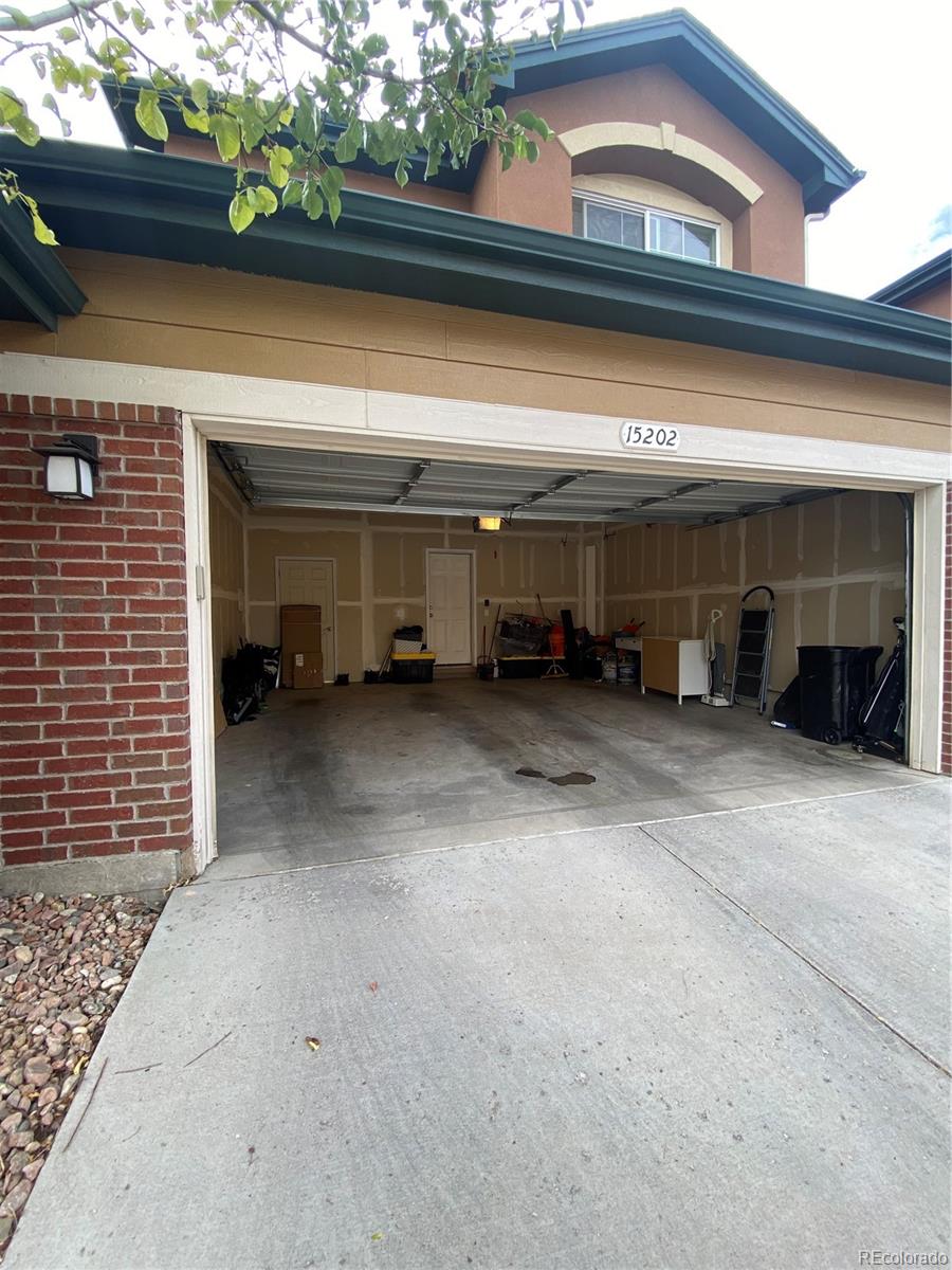 a view of a car garage