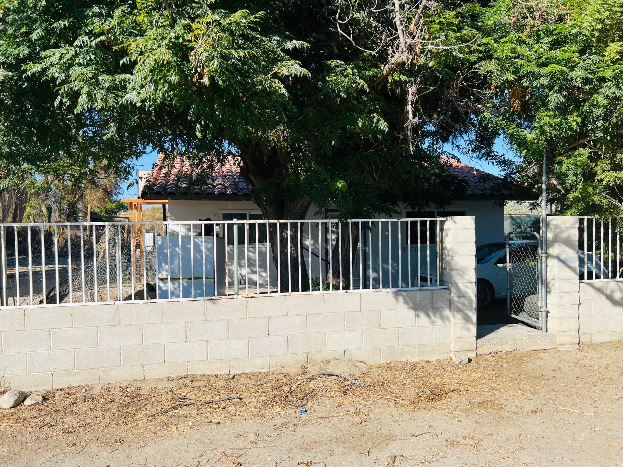 a view of wooden fence