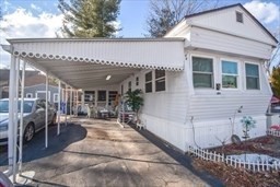 a view of a house with a patio