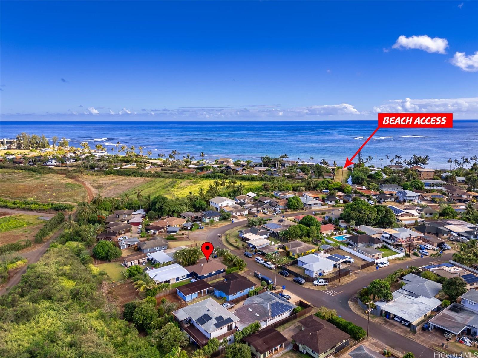 a view of city and ocean