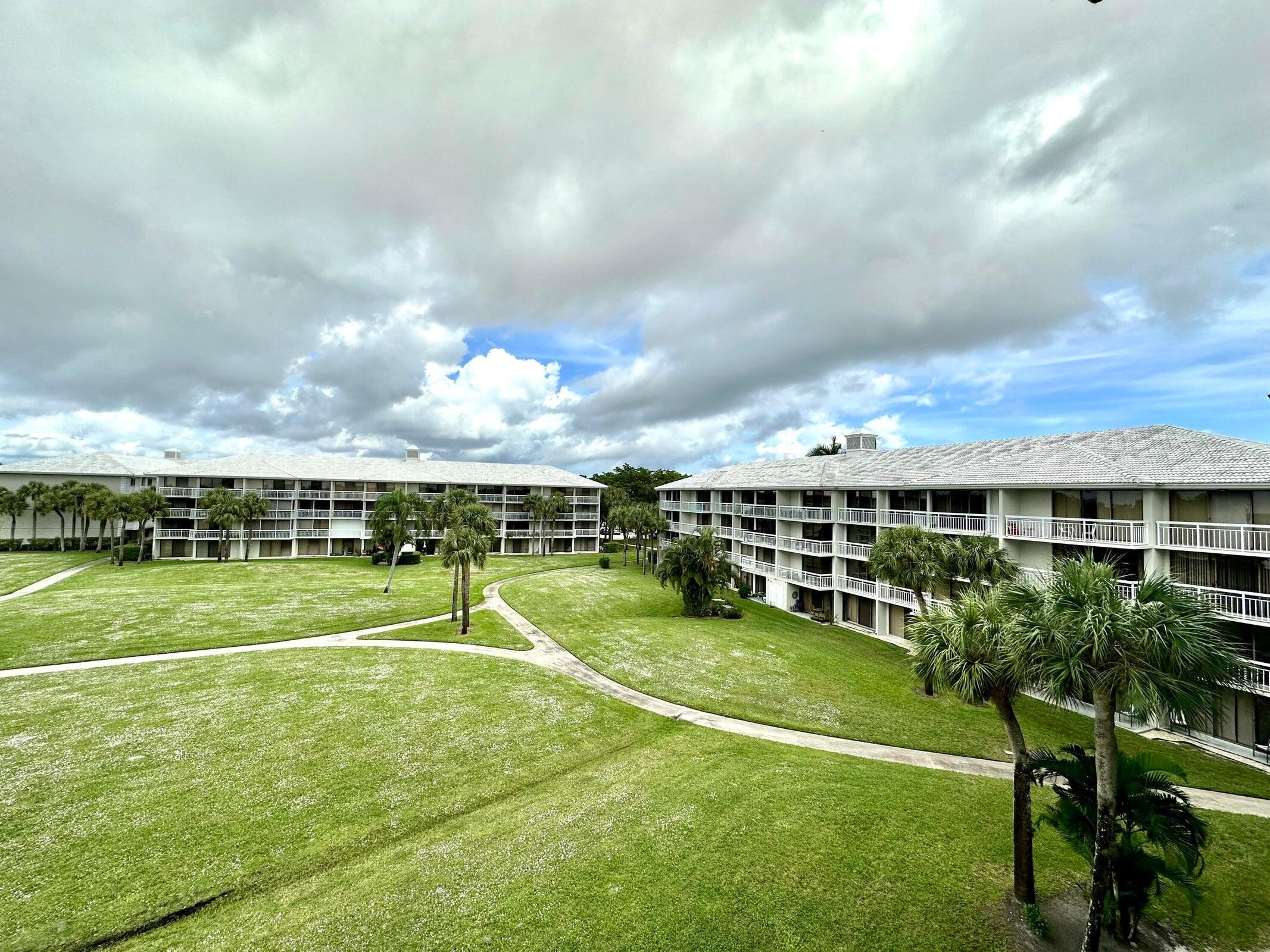 a view of a big yard with a big yard