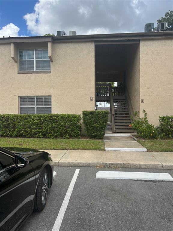 a car parked in front of a house