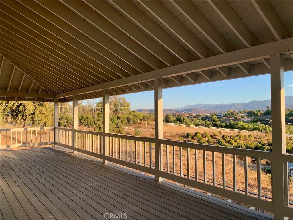 a view of outdoor space with deck