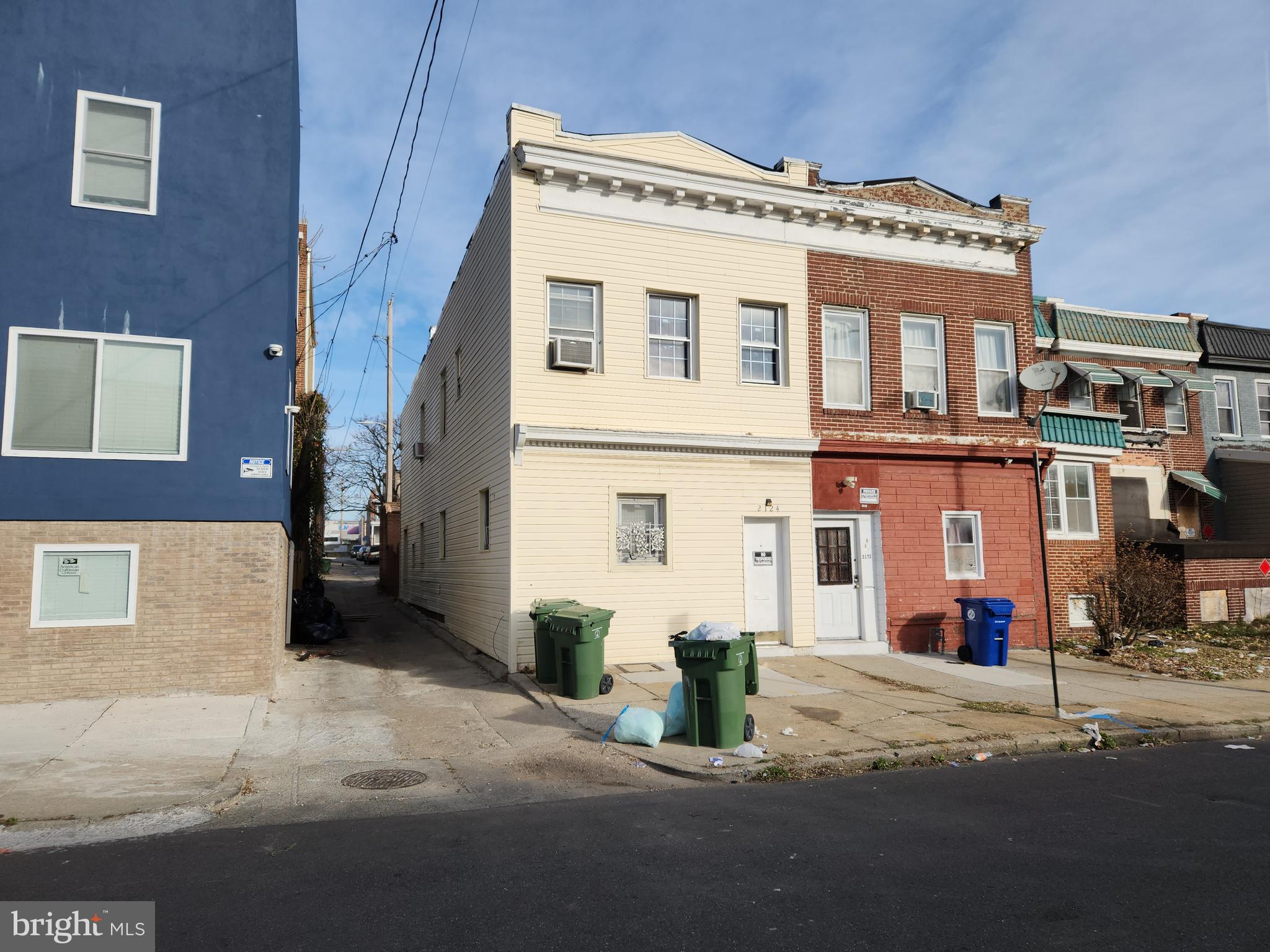 a view of a building with street