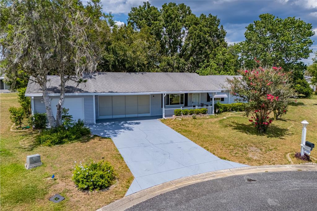 front view of house with a yard