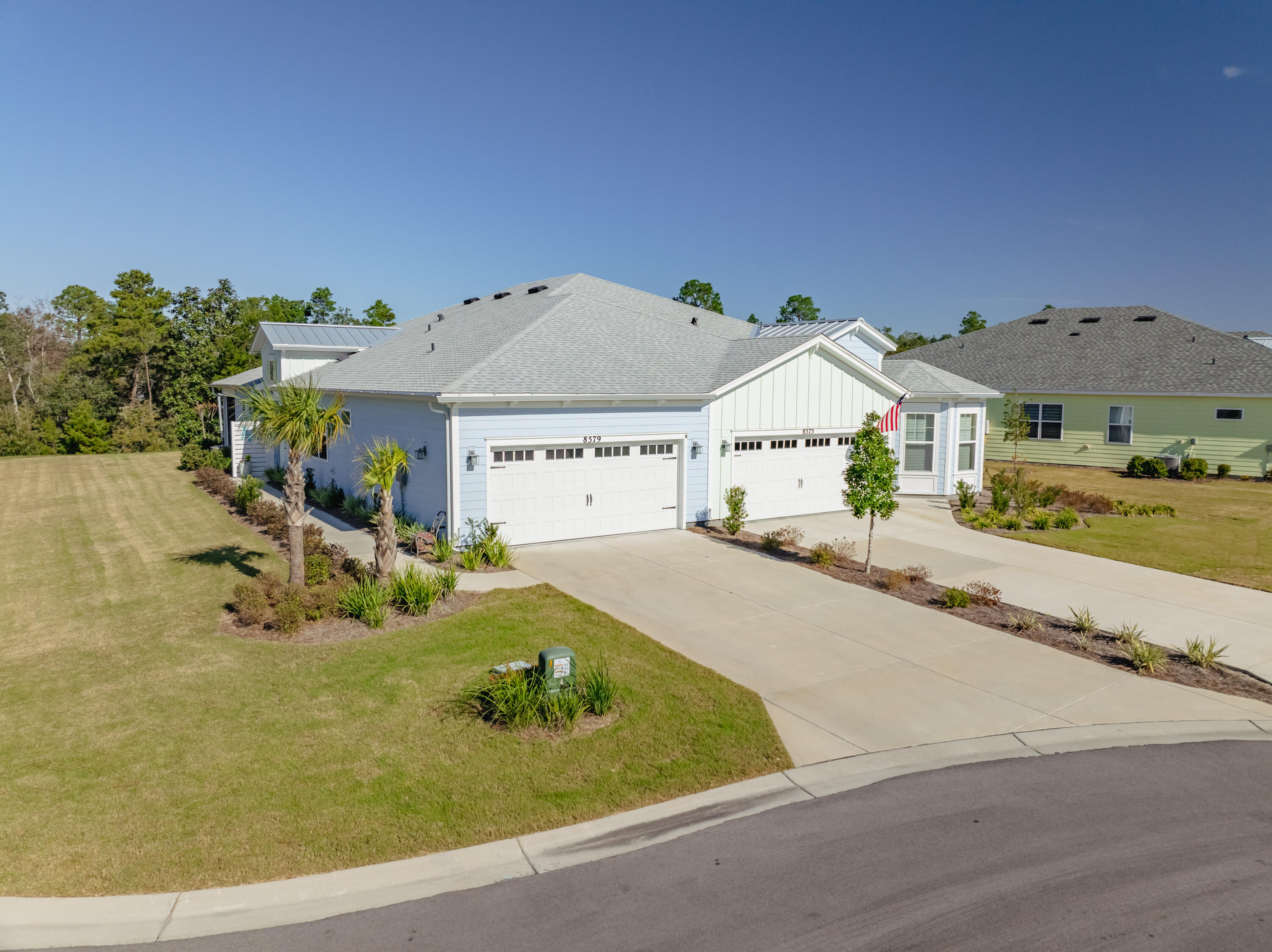 a view of a house with swimming pool