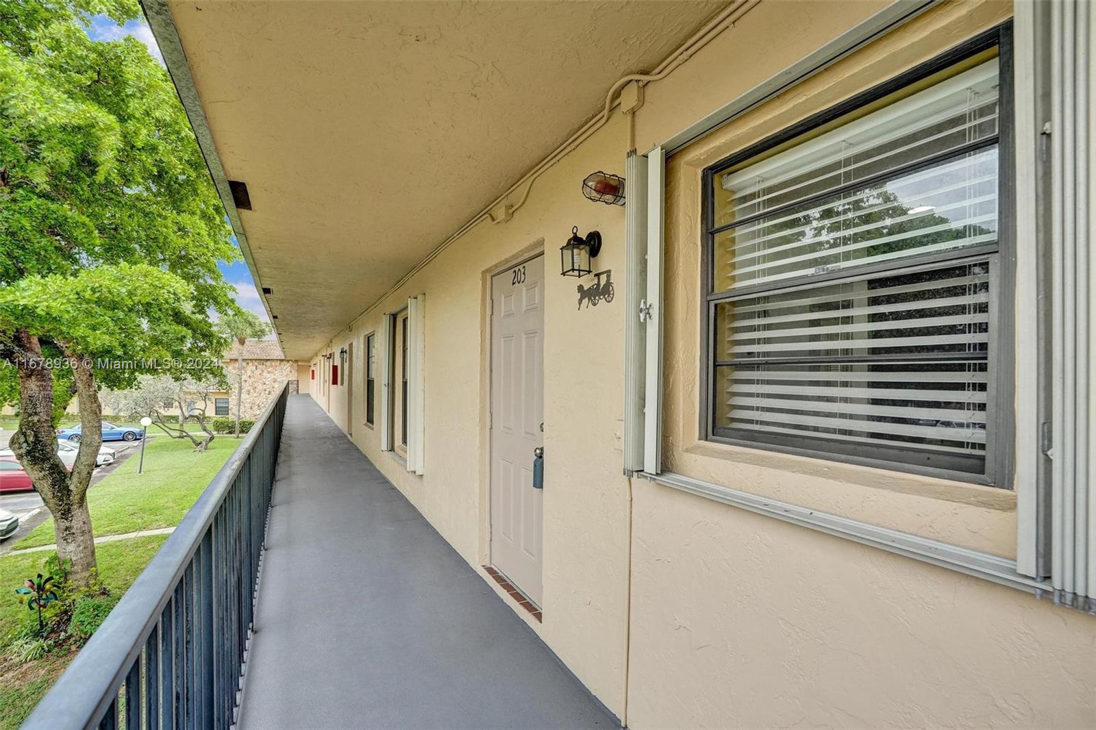 a view of balcony