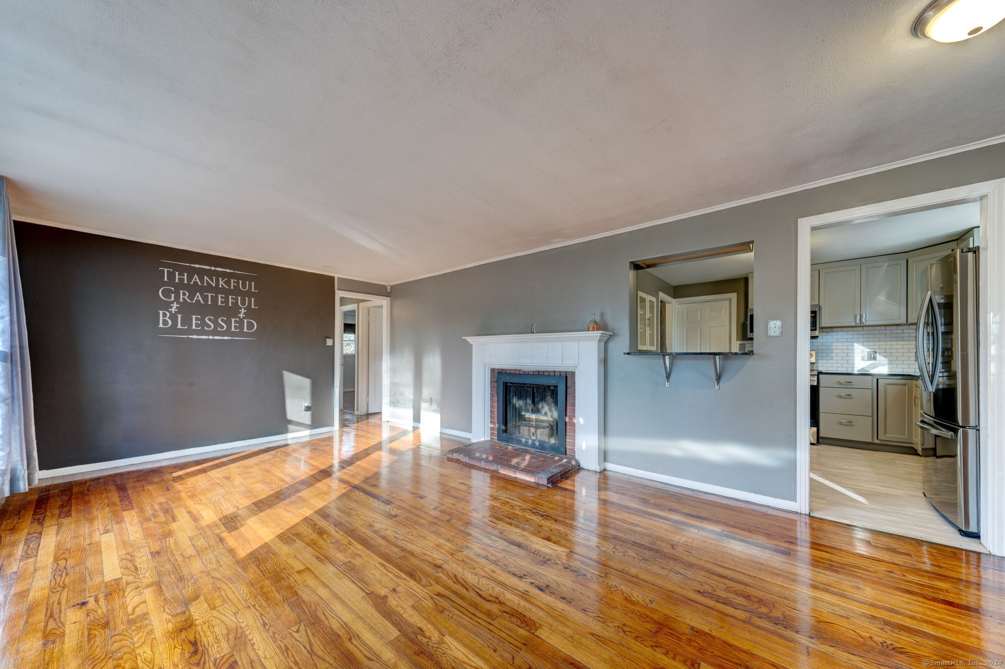 a view of a living room