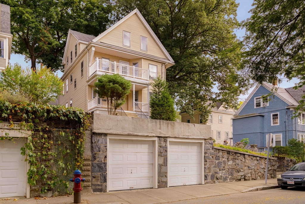 front view of house with a street