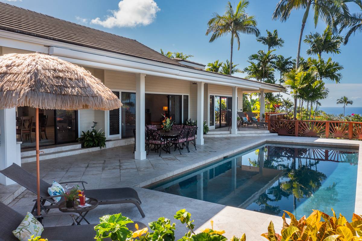 a view of a house with patio