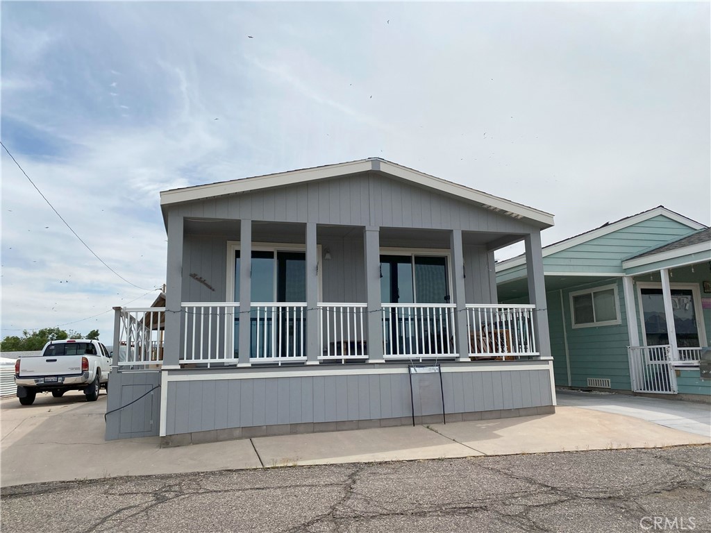 a view of a house with a deck