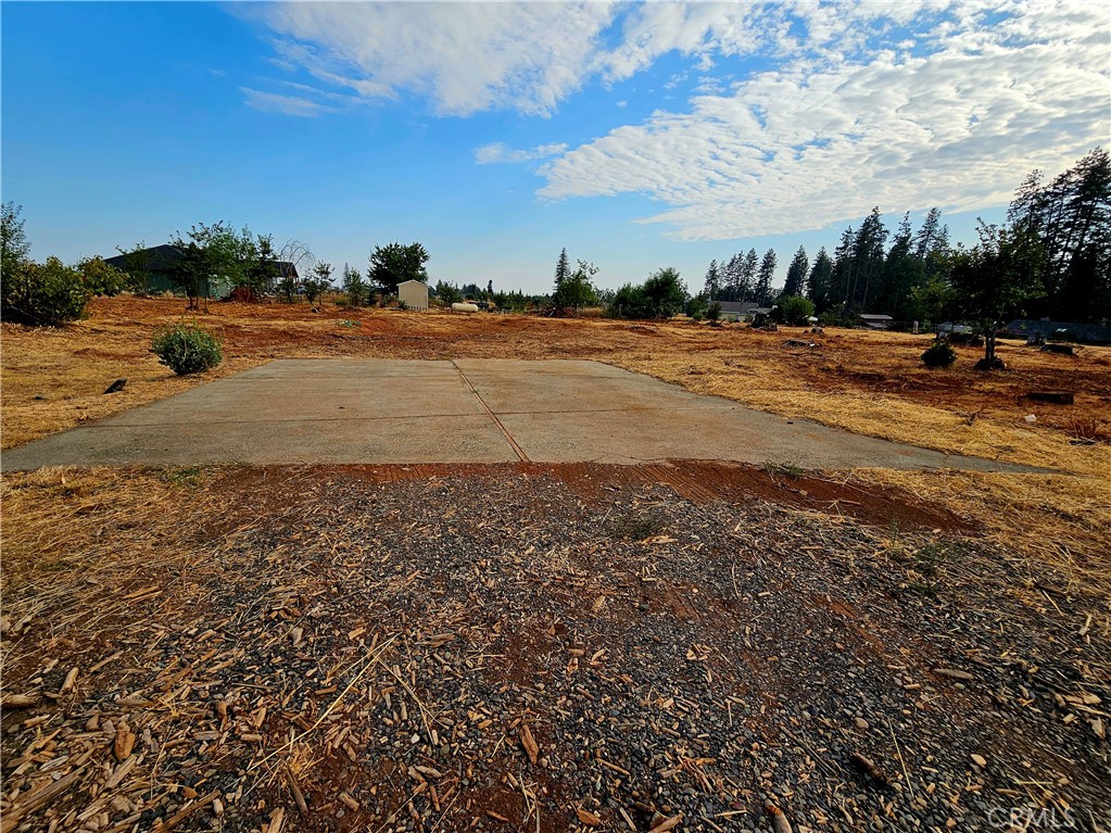 a view of outdoor space with ocean view