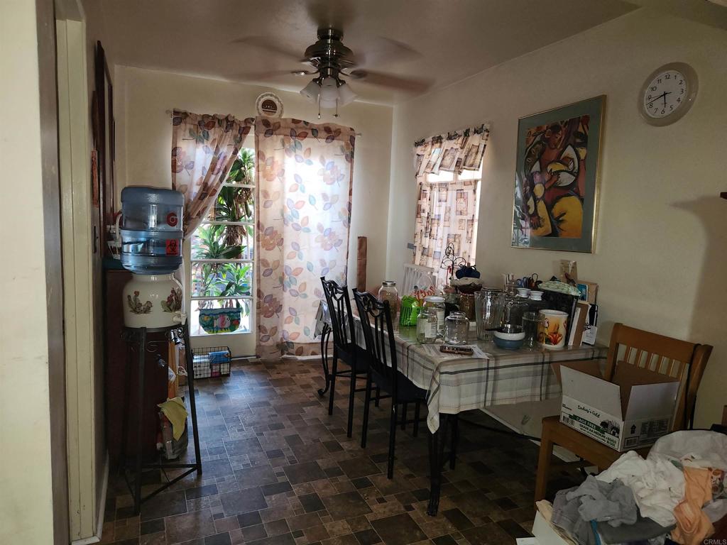 a view of a livingroom and dining room