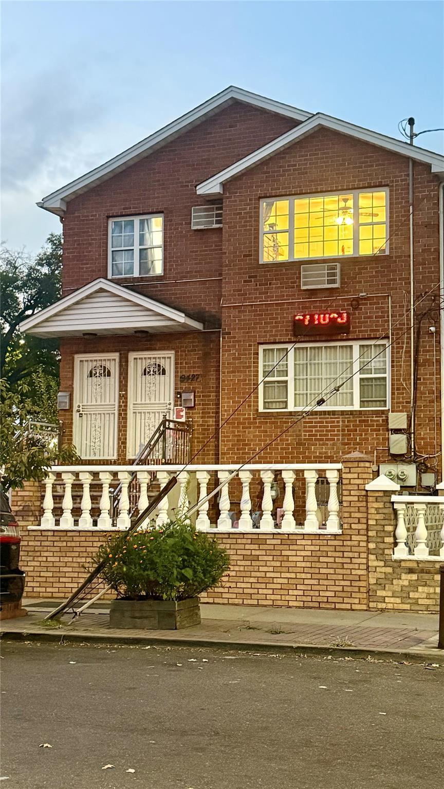 View of front facade