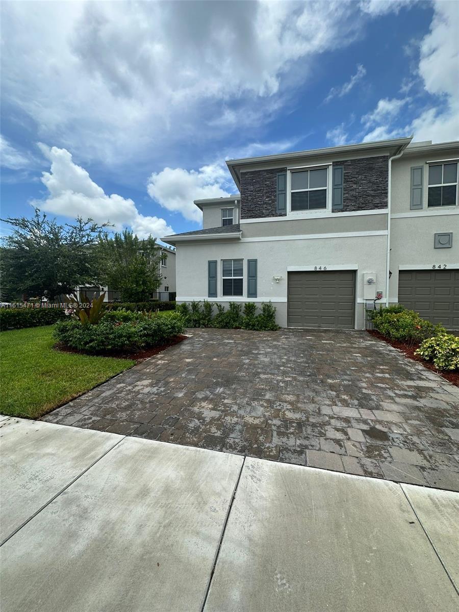 front view of house with a yard