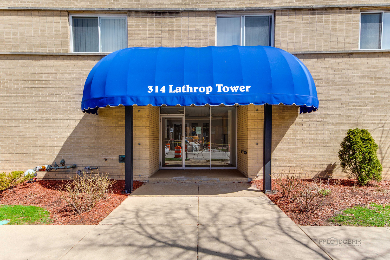 a view of a house with a patio