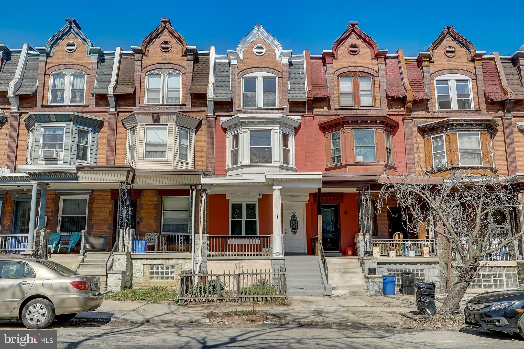 front view of residential houses