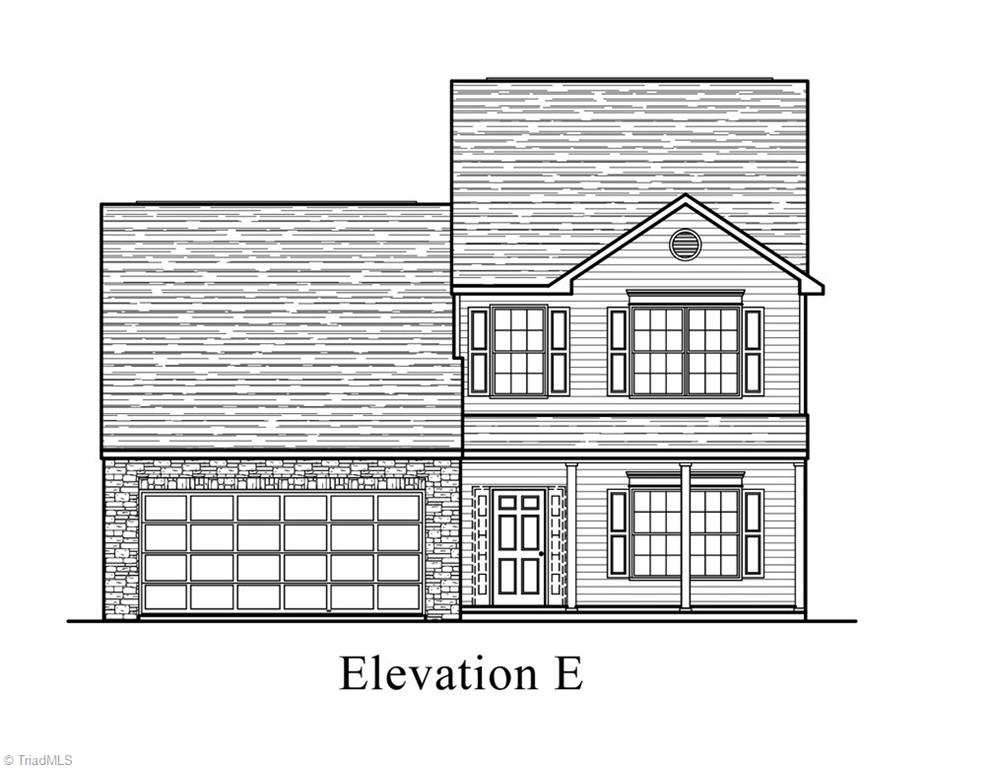 Rendering of home under construction.