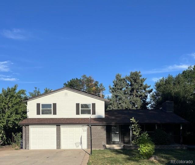 a house with trees in the background