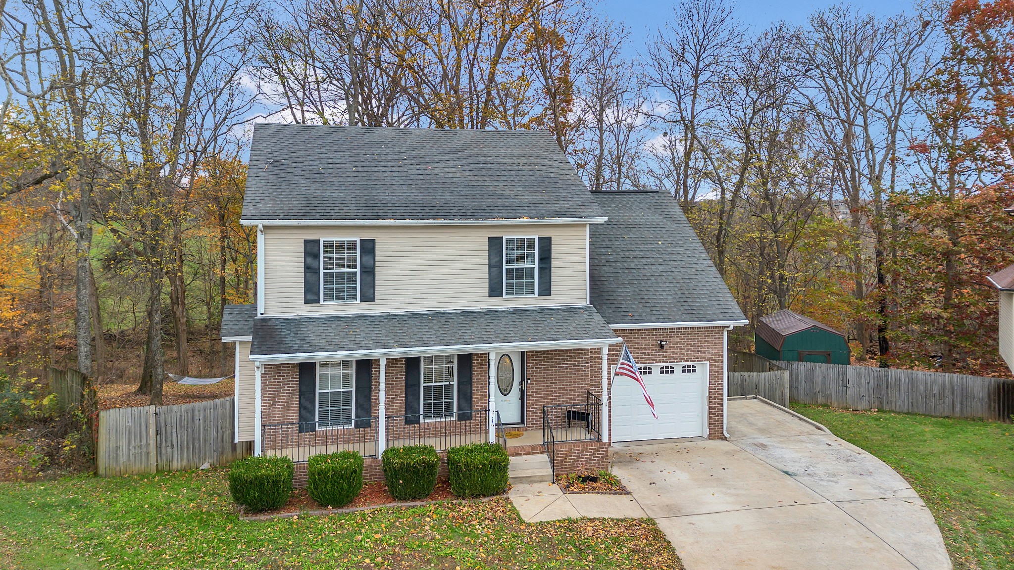 front view of house with a yard