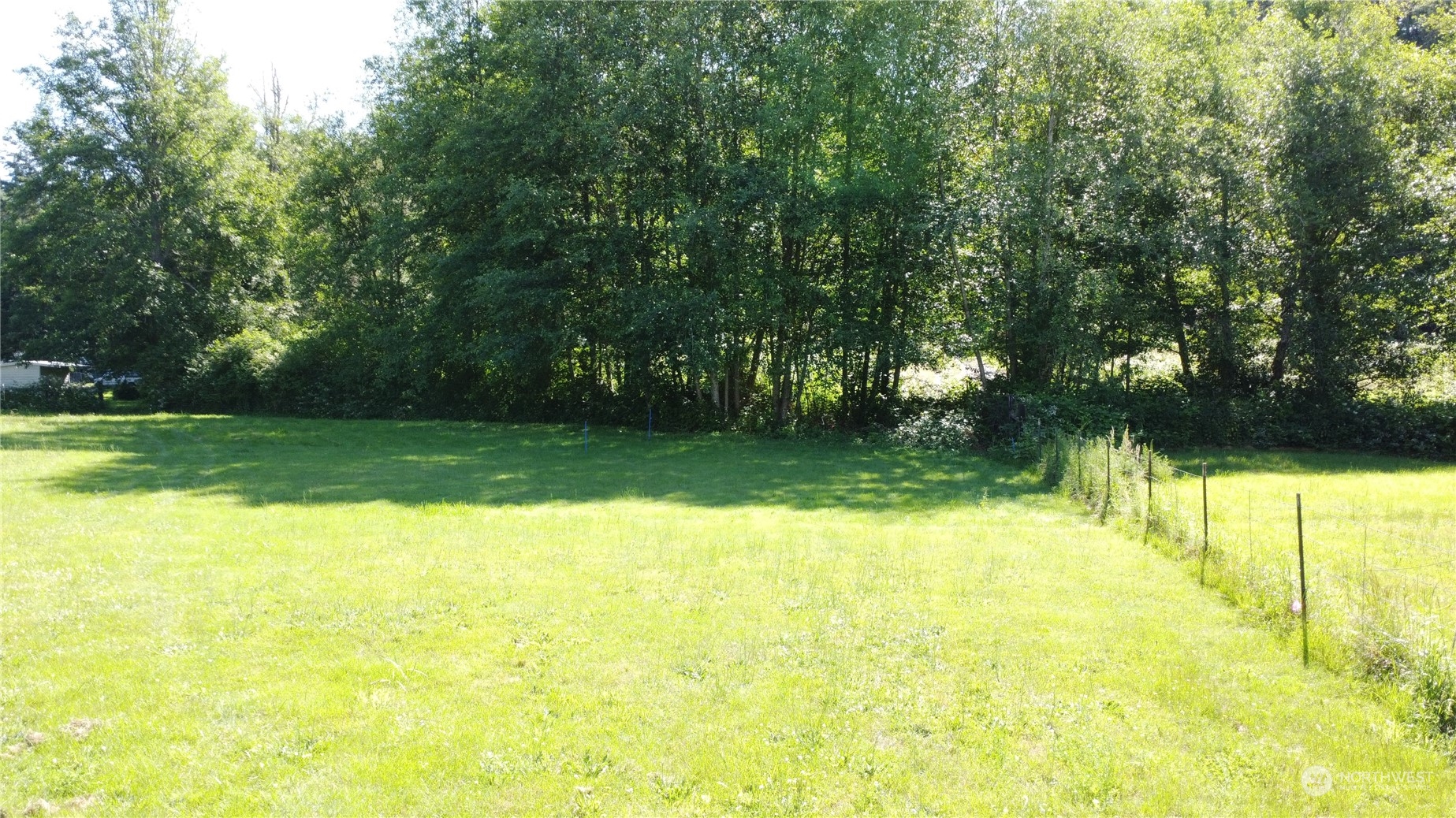 a view of swimming pool from a yard