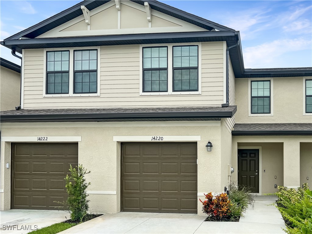 a front view of a house having yard