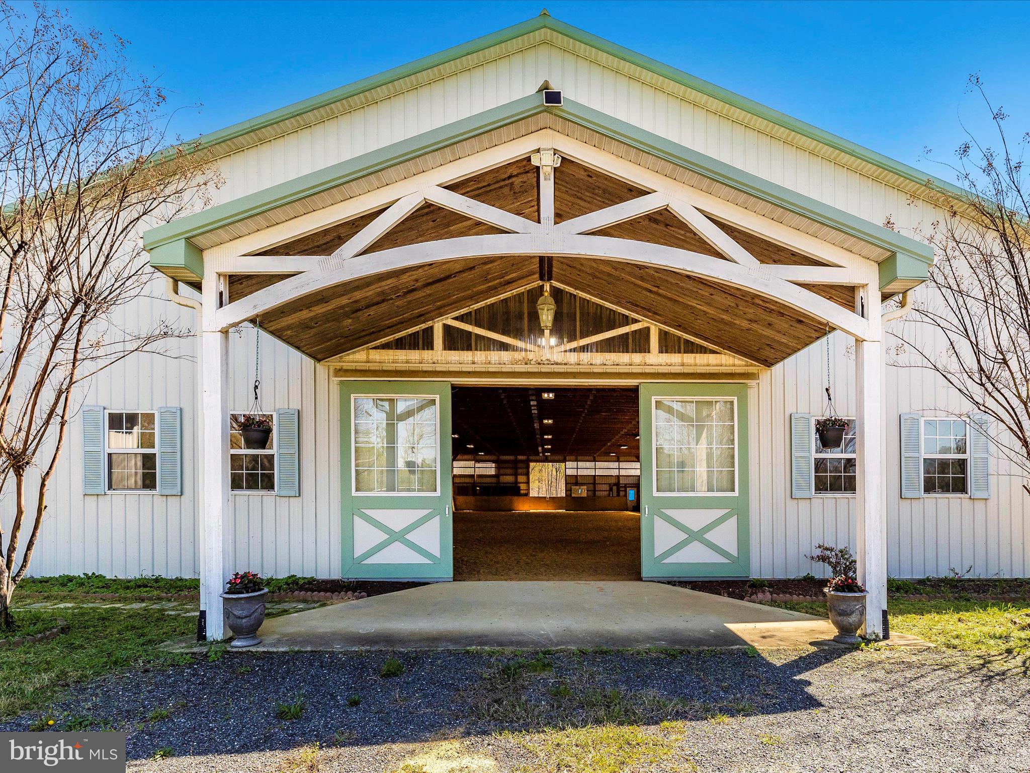 a front view of a house with garage