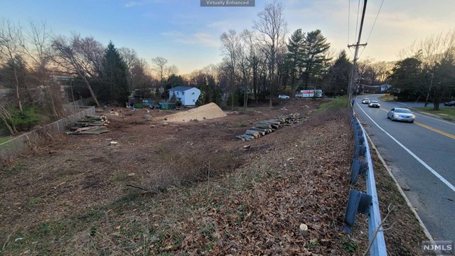 a view of a yard with tiny house