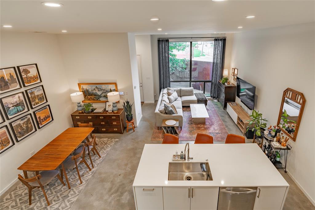 a room with furniture and a wooden floor