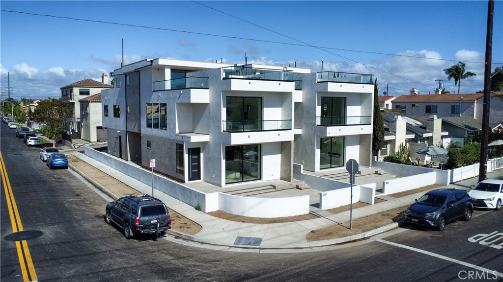 a view of a building with street