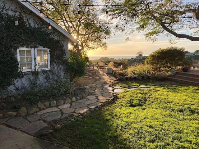 a view of outdoor space and yard