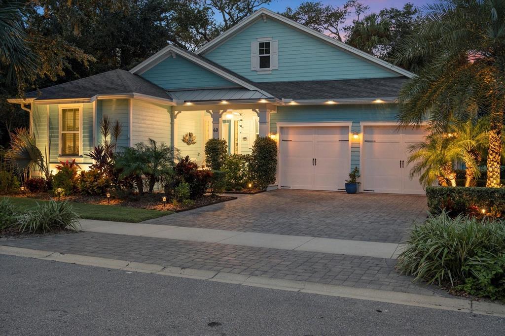 a front view of house with yard