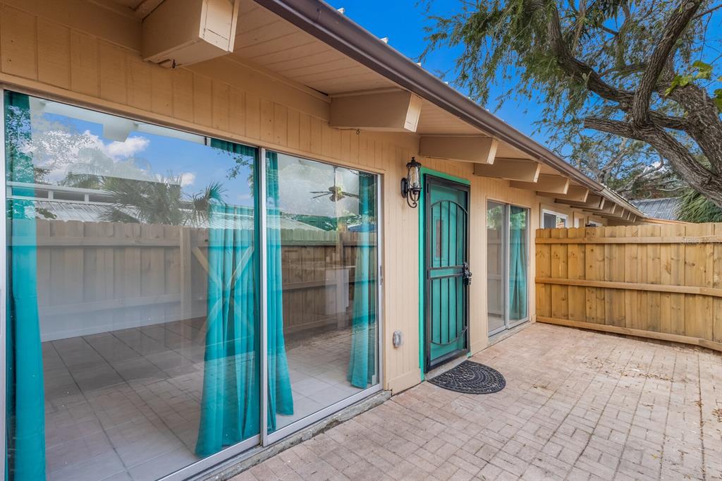 Front door patio off the main living area