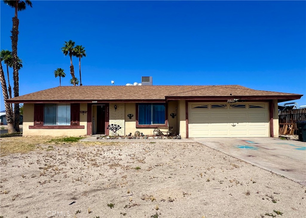 a view of a house with a patio