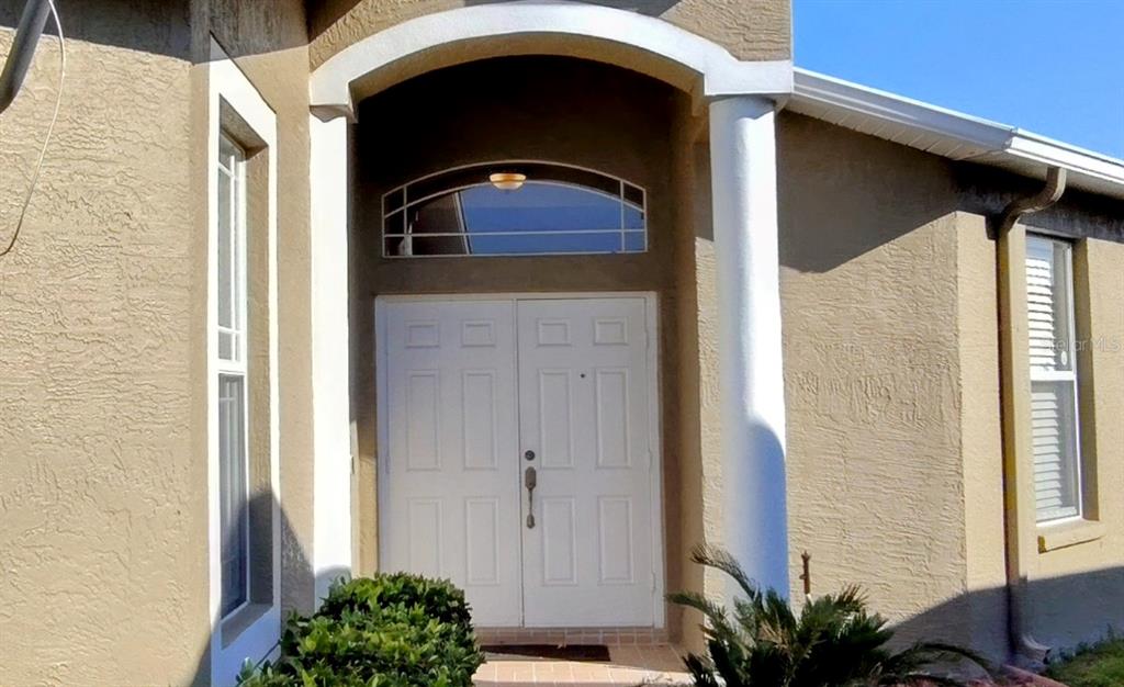 a view of front door