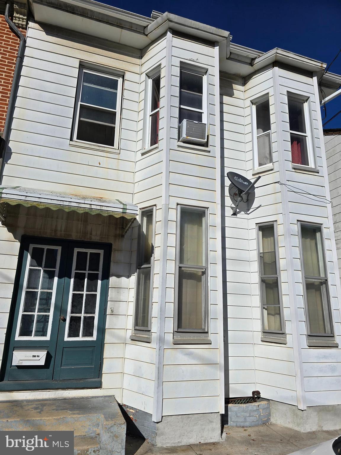 a view of a house with a window