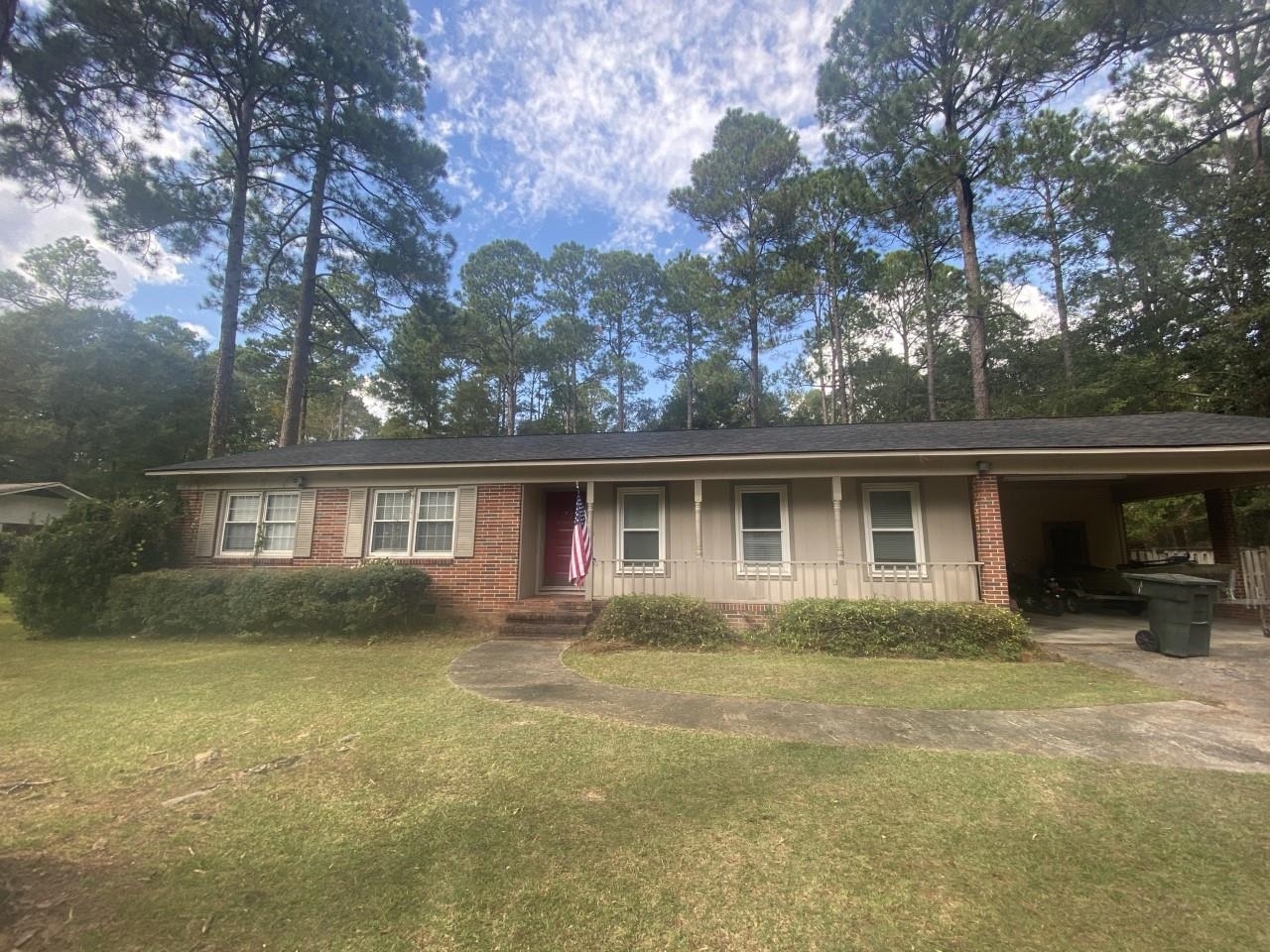 front view of house with a yard