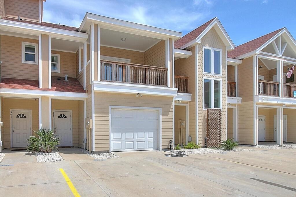 front view of a house with a street