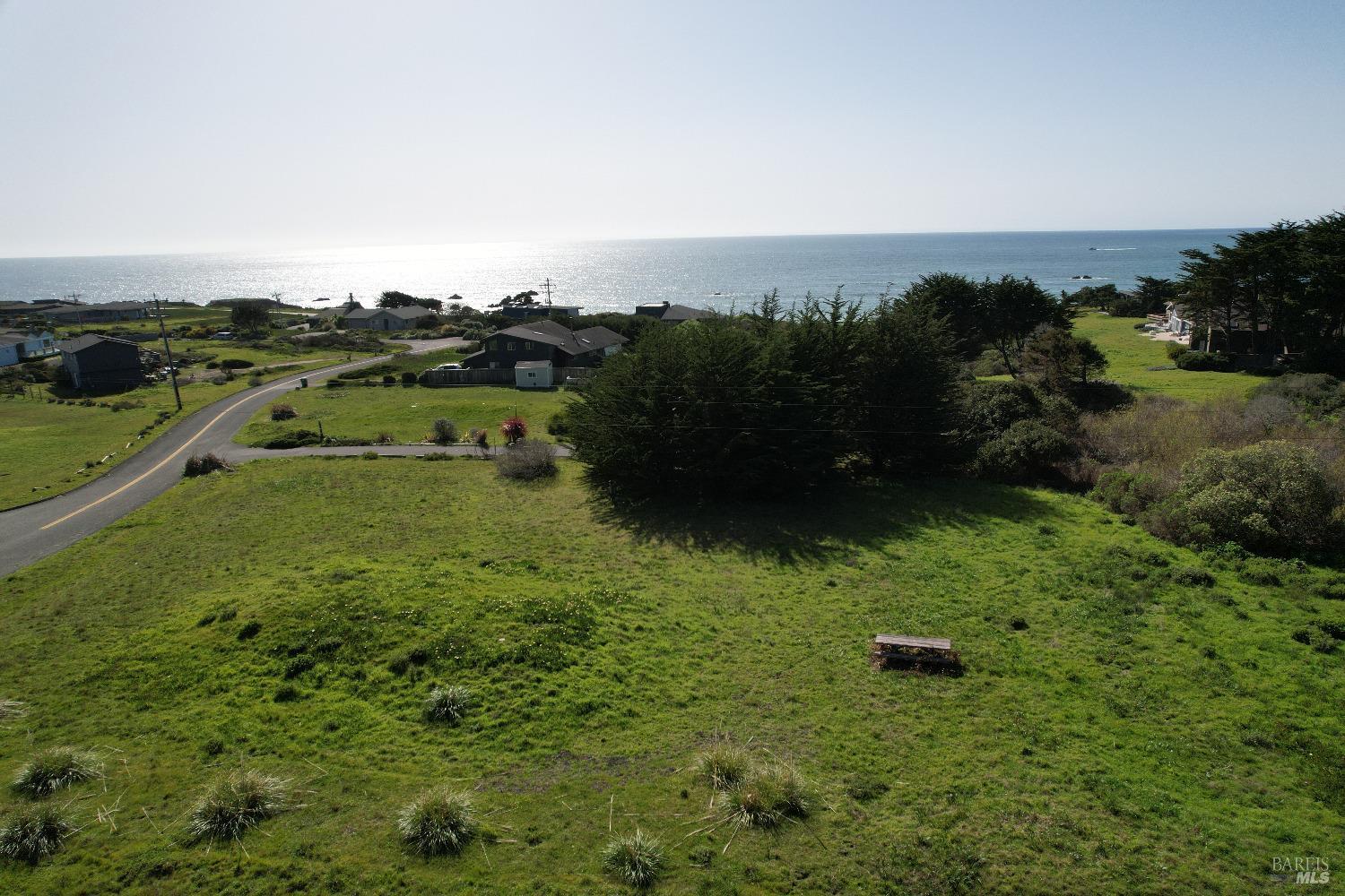 an aerial view of beach