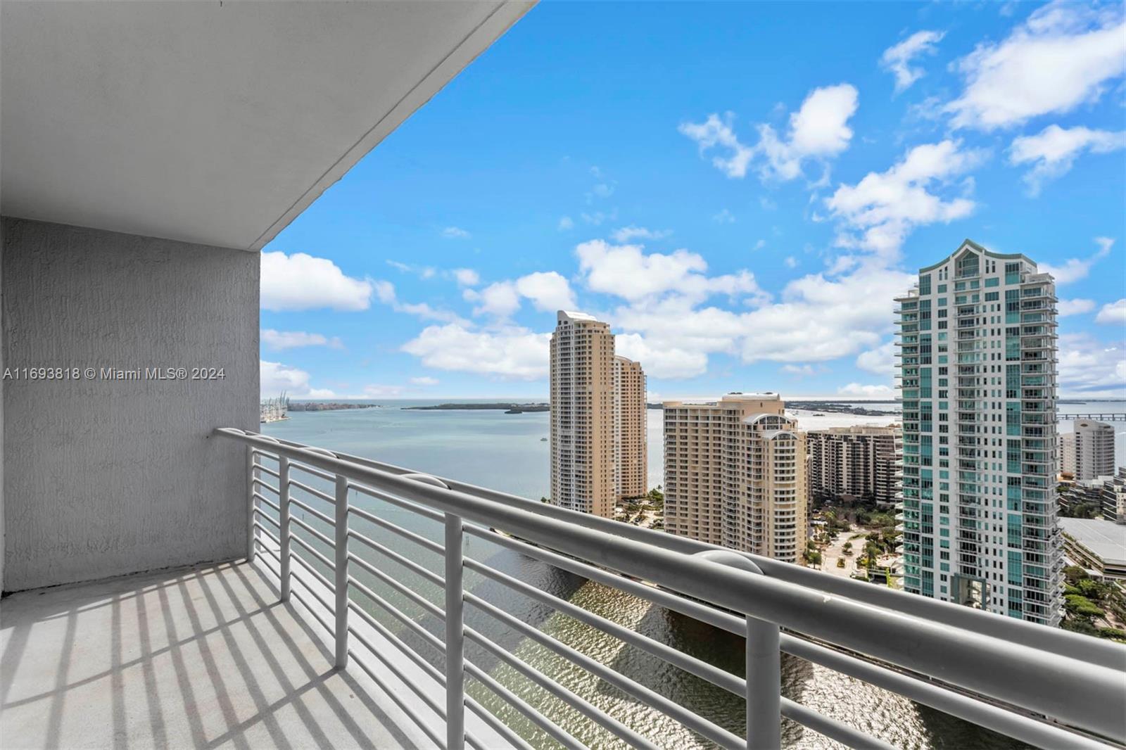 a view of balcony with city view