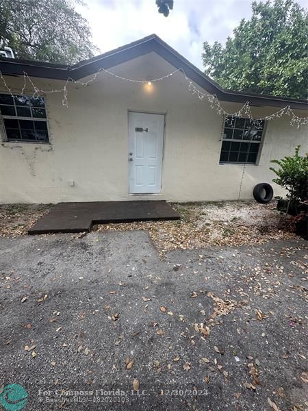 a backyard of a house